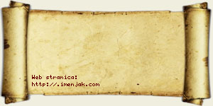 Nina Bijelić vizit kartica